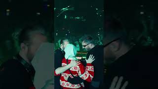 We brought our 85-yr old grandma on stage at our hometown show, her first time seeing us live
