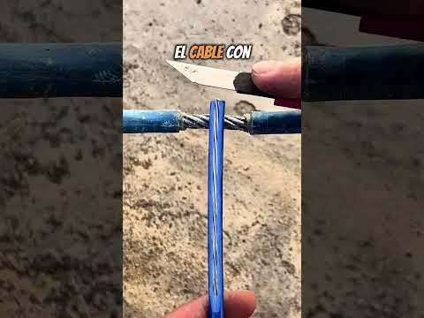 La forma correcta de empalmar cables🚧👷🏻#construccion #arquitectura