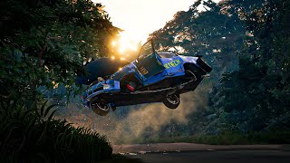 Realistic Rally Car Crashes #2 - BeamNG.Drive