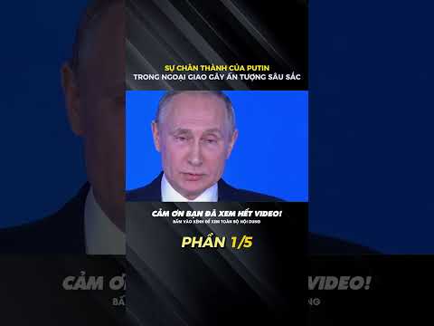 SỰ CHÂN THÀNH CỦA PUTIN TRONG NGOẠI GIAO GÂY ẤN TƯỢNG SÂU SẮC (PHẦN 1/5) #socolive #shorts