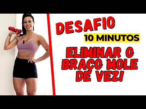 🏆 Desafio 10 Minutos de Treino para Eliminar o Braço Mole de Vez! | Laice Rodrigues