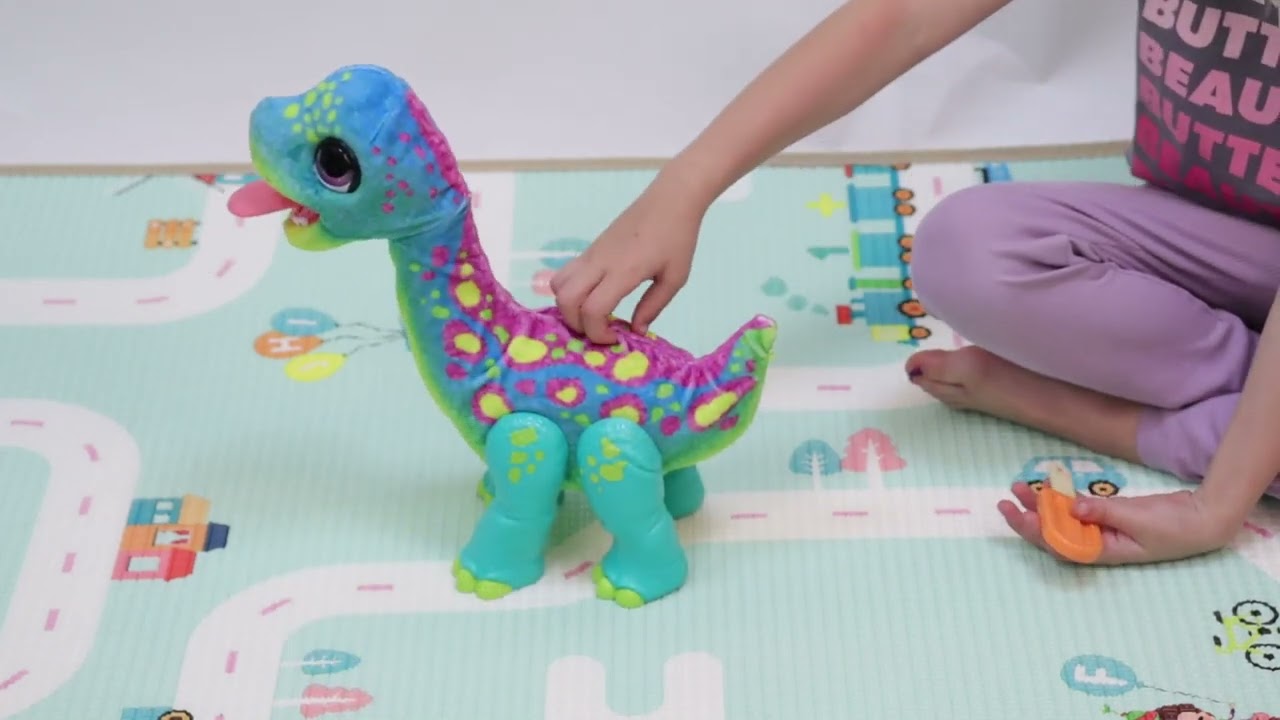Малыш-динозавр Furreal Friends - видео Малыш-динозавр Furreal Friends - видео