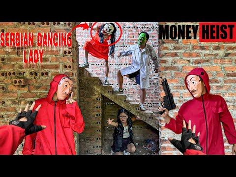 PARKOUR MONEY HEIST VS SERBIAN DANCING LADY | BAD GUY: No ESCAPE, POLICE closed all exits | Epic POV