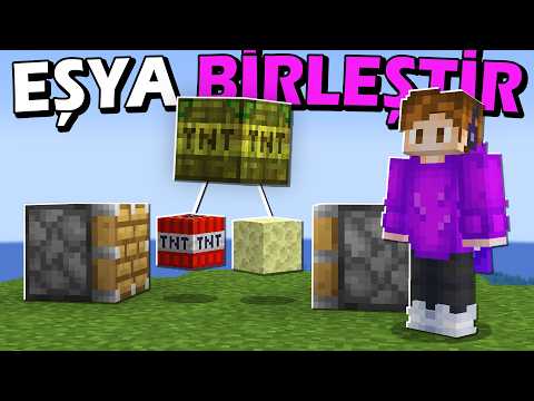 Minecraft’ta EŞYALARI BİRLEŞTİREBİLİYORUM!