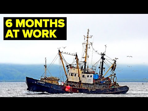 Life On a Commercial FISHING VESSEL In The Pacific Ocean