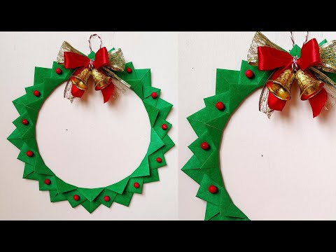 Christmas Wreath/ Christmas Wreath from paper #christmas2024 #christmasdecorations #christmas