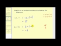 Rewriting Subtraction as Addition