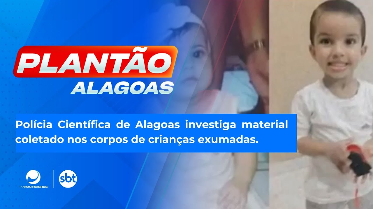 Pol&iacute;cia Cient&iacute;fica de Alagoas investiga material coletado nos corpos de crian&ccedil;as exumadas.