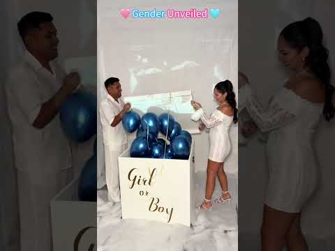 Gender unveiled 🥰 #genderreveal #babylove #foryou #babygirl #babyboy
