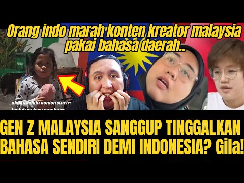 BAHASA INDONESIA KUASAI GENERASI MUDA MALAYSIA! Ini Realitinya Sekarang!🇲🇾REACTION🇮🇩