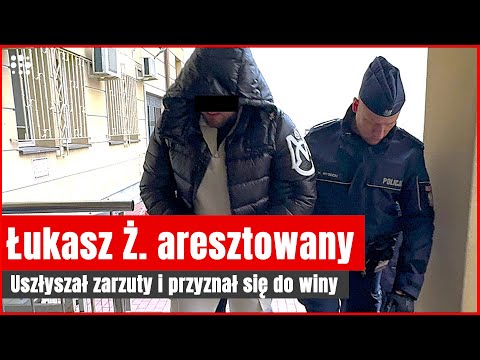 Łukasz Ż. w rękach policji. Tak wyglądało doprowadzenie mężczyzny do aresztu