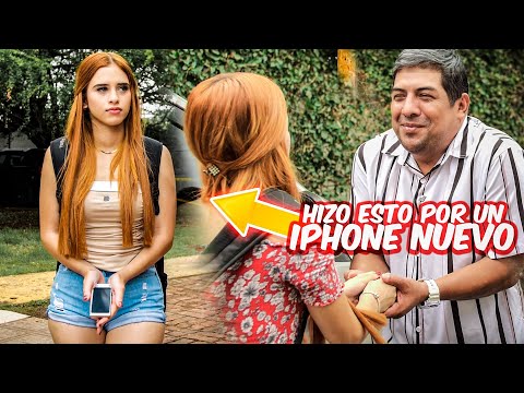 Universitaria sale con un viejo por tener el Iphone 16 😱