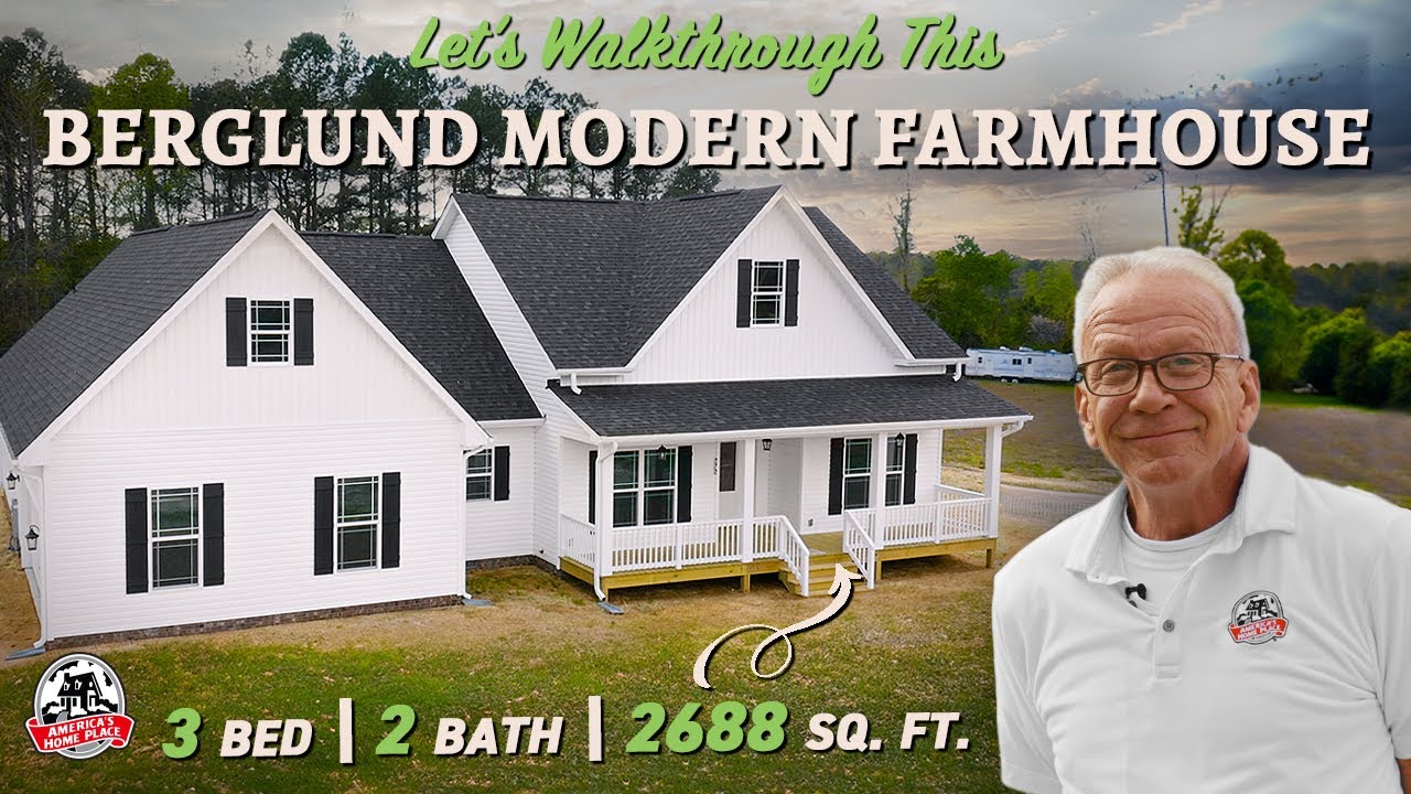 Let's Walkthrough this Berglund Modern Farmhouse | 3 Bed 2 Bath 2688 SQ. FT.