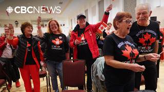 YouTube video thumbnail: CBC News Projects Alberta Votes to Remain in Canada