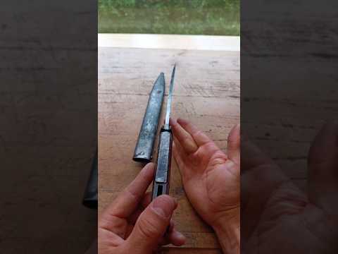 antikes🗡️Bajonett retten #messer #diy #bushcraft #werkstatt#knife #edc#restoration #handwerk#outdoor