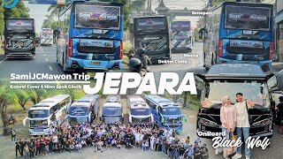 [ KONVOI GINI NIH YANG PALING ASIK🔥] AKAP X WISATA SEMUA BARU PERTAMA KESINI Trip SamiJCMawon Jepara