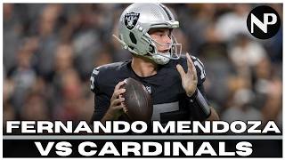 Fernando Mendoza vs Arizona Cardinals