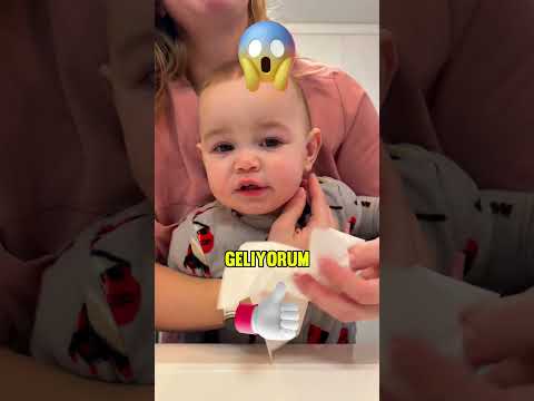 Bebekten çıkan sümüğe bakın! 🤧👶