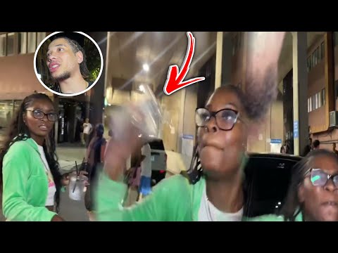 This Disgusting Girl Punches A Streamer After Being Rude & Told To “Have Manners”