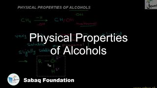 Physical Properties of Alcohols