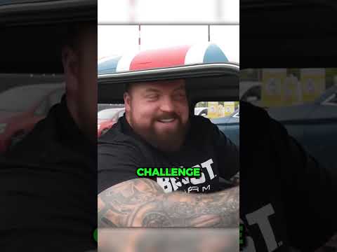 Eddie Hall VS World's Smallest Car💀(@eddiehallwsm)