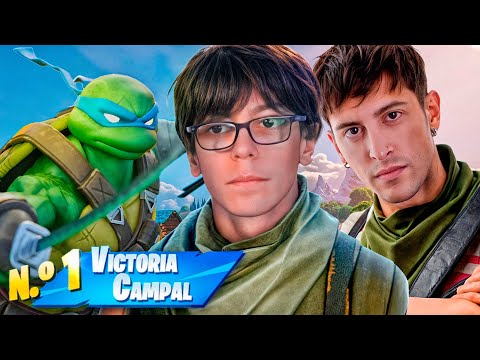 JUGANDO CON ROBLEIS Y LEONARDO EN FORTNITE - ThiagoIUTU