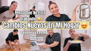 ME BRILLARON EL PISO😍/ NUEVOS CAMBIOS EN MI HOGAR/ vlog
