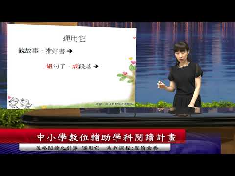 閱讀素養05-5策略閱讀之引導-運用它 (陳欣希教授) – YouTube