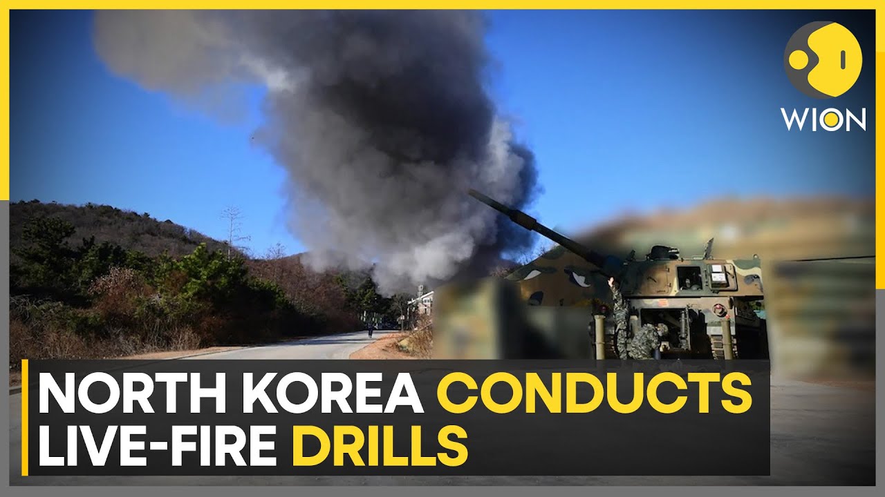 North Korea conducts live-fire drills near maritime border | Latest News