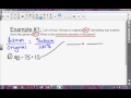Markdown Calculations and Percentages