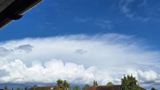 Cumulonimbus storm clouds timelapse, 16/04/2024, London
