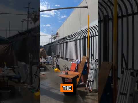 Business Angry Over Encampments, Sprays Them With Water. Is This Legal?