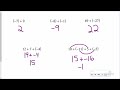 Adding and Subtracting Integers Challenge