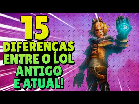 15 DIFERENÇAS ENTRE LEAGUE OF LEGENDS 2009 E 2025! - ICEBERG DO LEAGUE OF LEGENDS