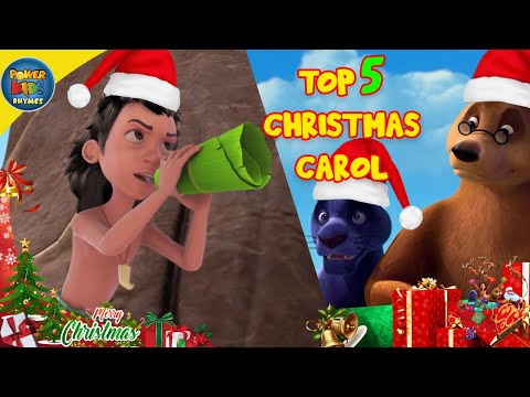 🎅 Jungle Book Ki Christmas Rhymes | Mowgli Ki Christmas Kahani 🎄🐒 @POWERKIDSRHYMESOFFICIAL