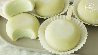 쫀득+시원함 폭발💚 멜론 찹쌀떡(모찌) 아이스크림바 만들기 | Melon Mochi(Rice Cake) Ice Cream Bars Recipe | Cooking tree