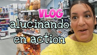 YA ES OTOÑO‼️ACTION 🛍  ATARDECER 🌞 UNA LIBELULA EN 🏡 vlog