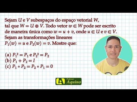Transformação Linear - Álgebra Linear. | #9 Exercício de Transformação Linear.