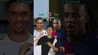 Trent Alexander-Arnold vs Koundé #taa #trent #alexanderarnold #realmadrid #fichajes #kounde #shorts