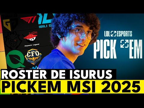 🦈ROSTER DE ISURUS PARA LTA CONFIRMADO ¿LEZA? ✅ | DEUS DEL PICKEM MSI 2025 | TIERLIST MSI ¿CRIMINAL?