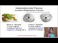 Intermolecular Forces and Phase Changes