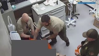 YouTube video thumbnail: Sebastian County Sheriff's Office Responds to Video Showing Deputies Hitting Inmate