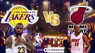 Lakers vs Heat LIVE NBA Game Play by Play Reaction #nba #lakers #heat