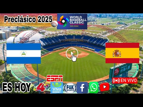 Nicaragua vs. España en vivo, donde ver, a que hora juega Nicaragua vs. España Preclásico 2025