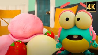 Funny Frog and Mosquito Cartoon | Ski-Tastic Hop & Zip for Kids