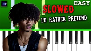 Bryant Barnes - I'd Rather Pretend - EASY Piano Tutorial