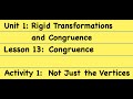 Understanding Congruence and Corresponding Parts