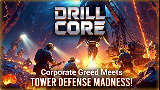 Drill Core: Corporate Greed Meets Tower Defense Madness