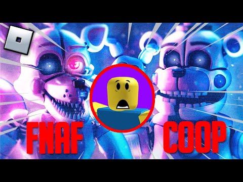 O FNAF Mais ASSUSTADOR e REALISTA do ROBLOX - FNAF COOP 😱😰