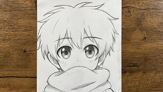 How to Draw a Cute Anime Boy | Easy Step-by-Step Tutorial for Beginners